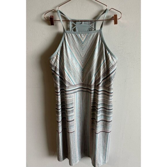 Prana Womens Ardor Agave Samba Sleeveless Activewear Mini Dress Multi Size XL - Picture 4 of 11